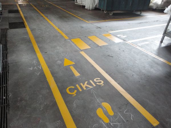 ACİL KAÇIŞ ÇİZGİSİ VE EPOKSİ UYGULAMASI