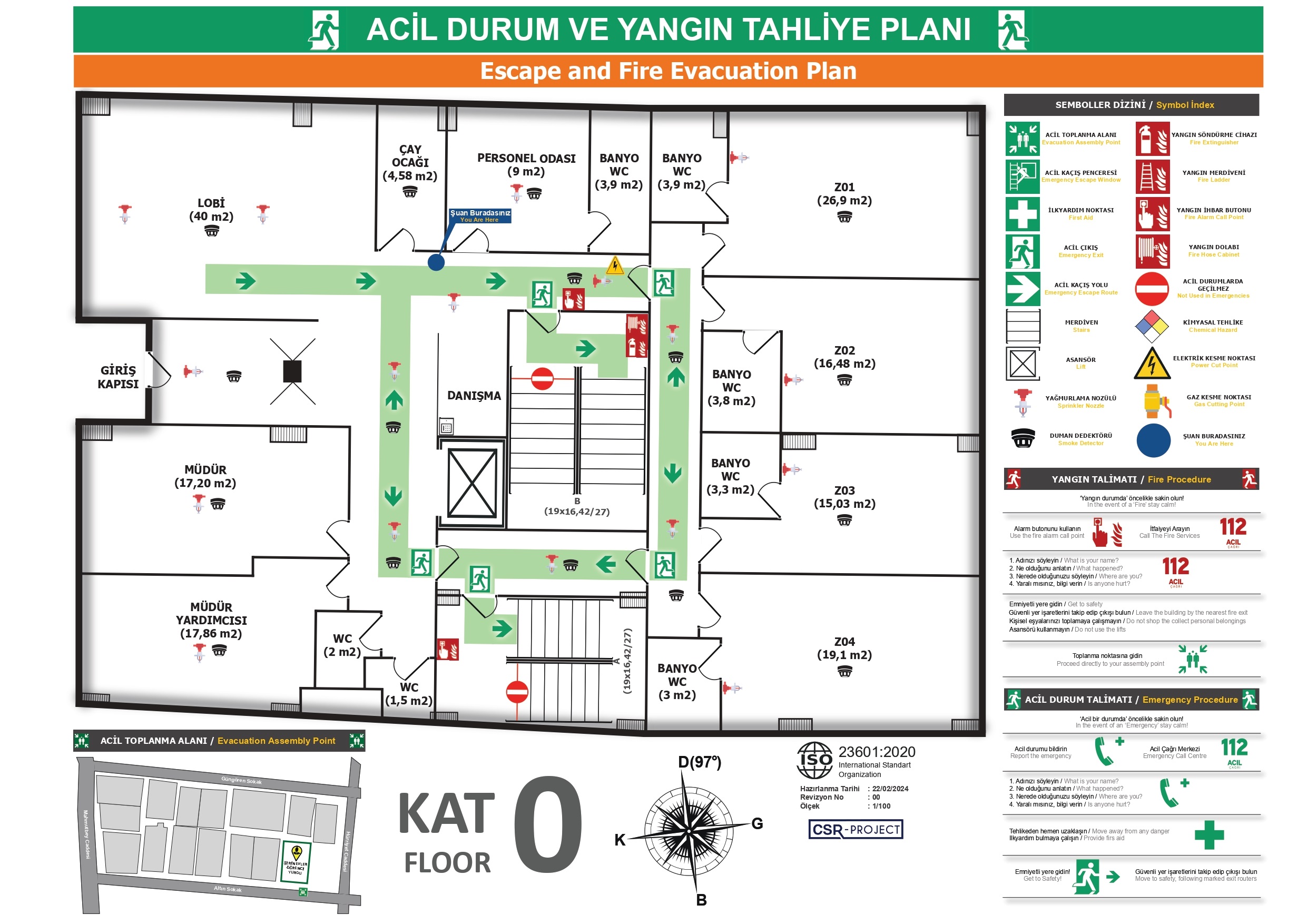 TAHLİYE PLANI ÇİZİMİ